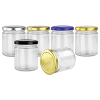 250ml Cylinder (Round) Glass Jar With Lid