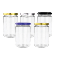 375ml Cylinder (Round) Glass Jar With Lid